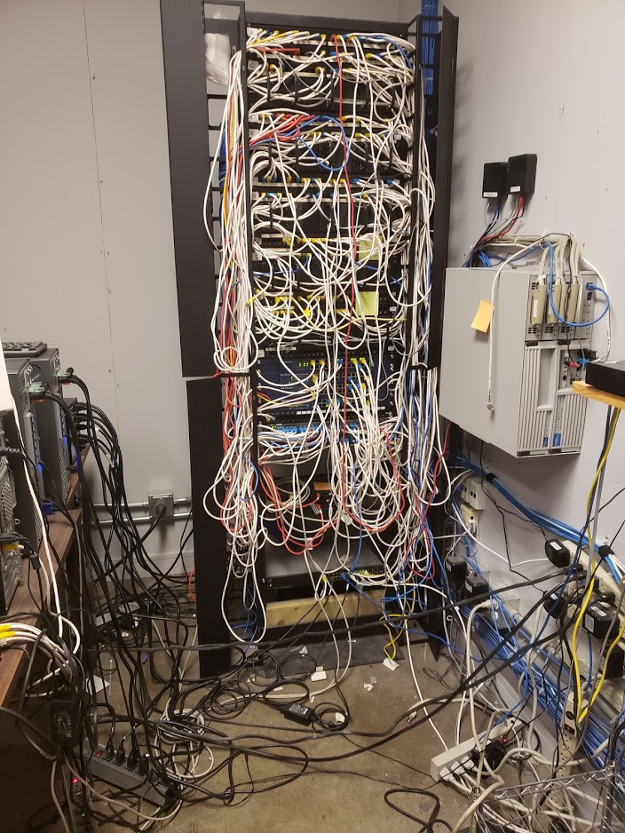 Server room mess