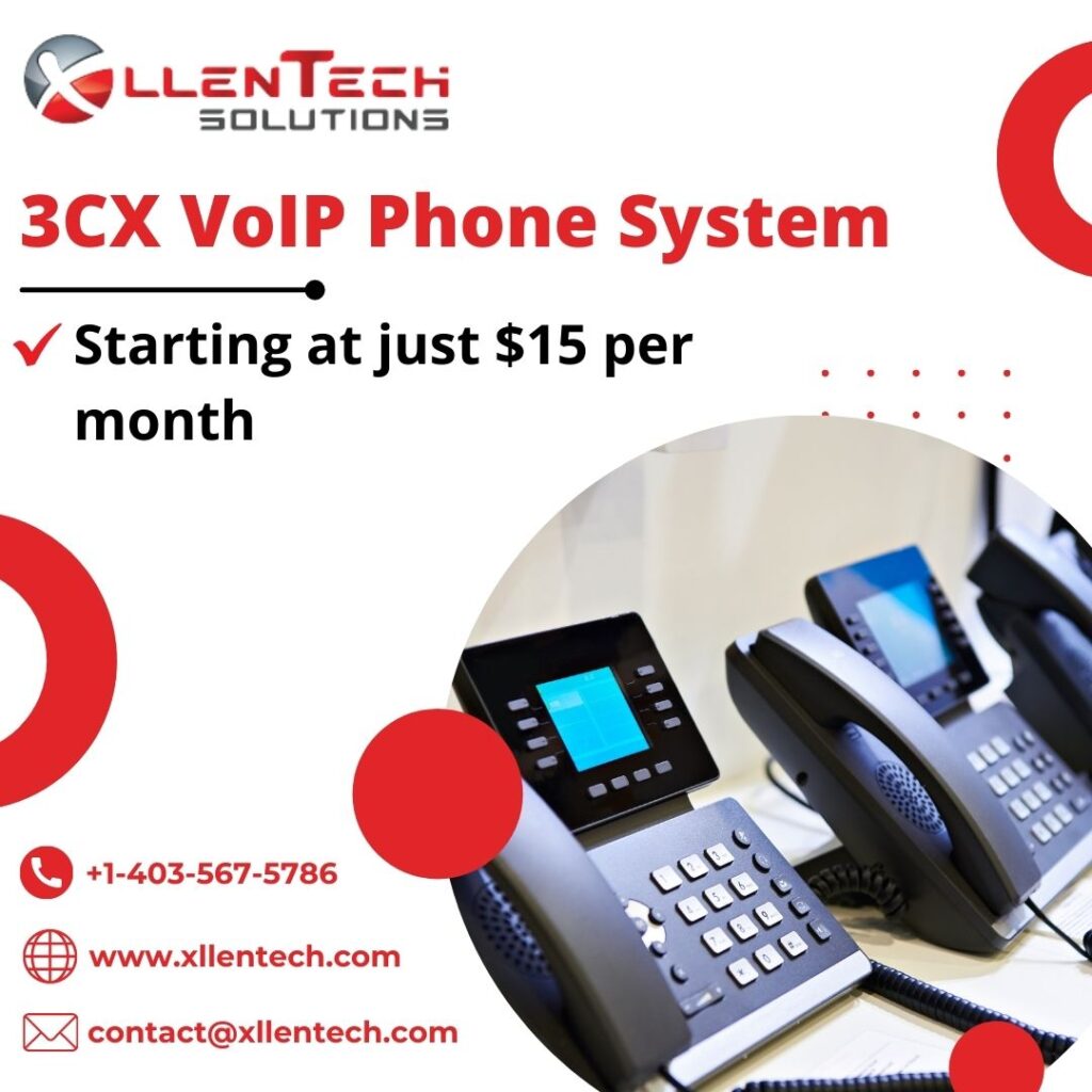 3CX VoIP Phone System - Starting at just $15 per month