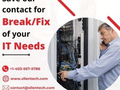 Save our contact for Break/Fix of your IT Needs